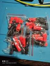 Amplifier Terminal Post Connector-Binding Jack-Mount Banana-Plug Black JS-910B 5-Red-5