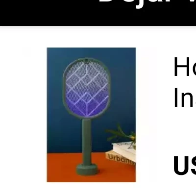 Hot Sale 4000V Electric Insect Racket Swatter Zapper USB Rechargeable Summer Mosquito Swatter Kill Fly Bug Zapper Killer Trap photo review
