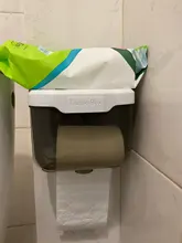 Toilet-Paper-Holder Tray Storage-Box Bathroom Shelf Waterproof Towel Wall-Mounted Plastic