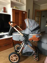 Cochecito de bebé 3 en 1 de paisaje alto, carrito reclinable, plegable, para recién nacido, novedad de 2021