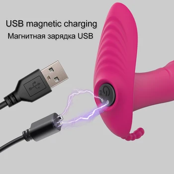 Wireless Remote Control Panties Vibrator for Woman Invisible Wearable G Spot Clitoris Stimulate Anal Plug Adult Sex Toys 18+ 6