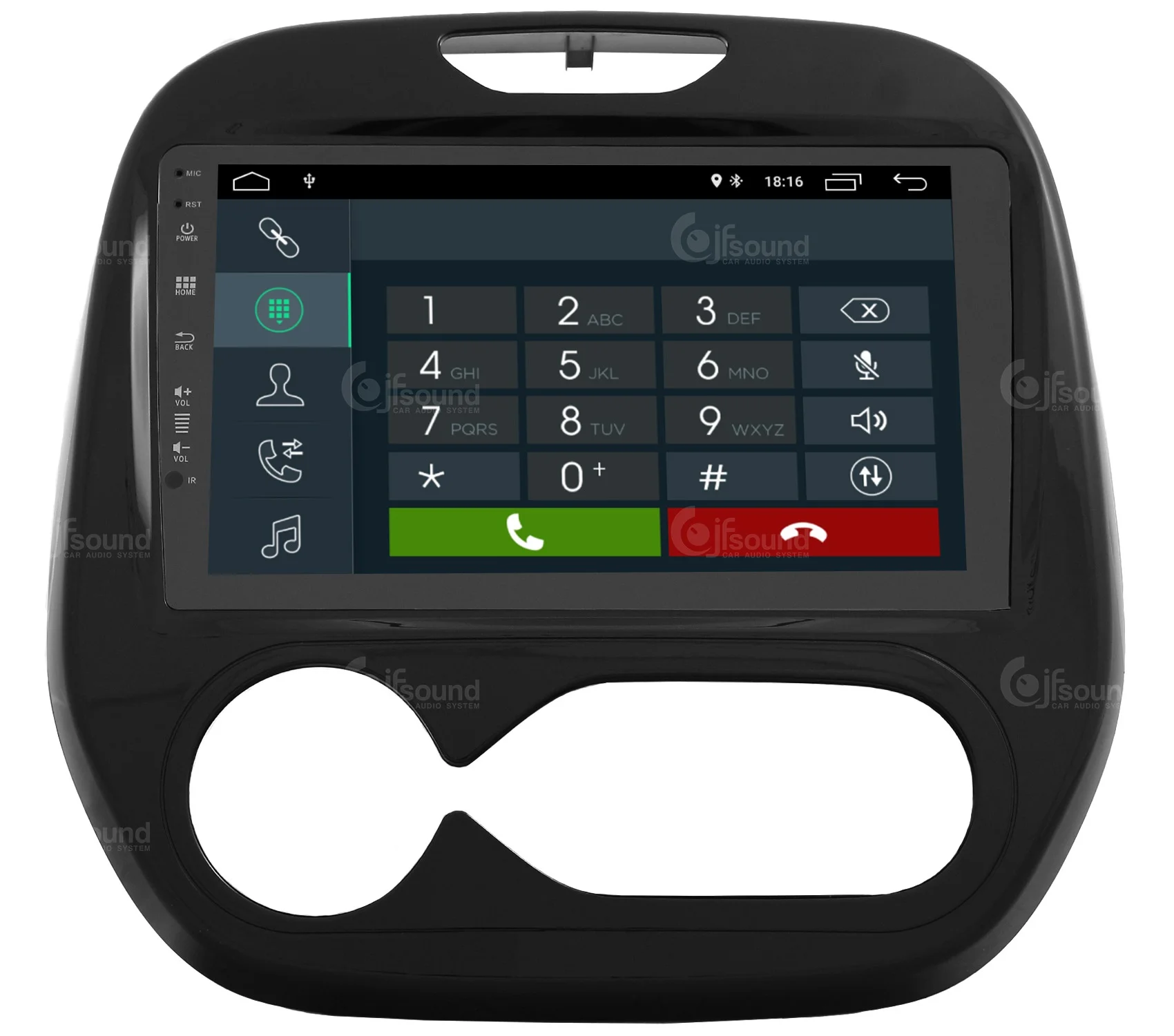 Пользовательский fit автомобильный Радио Renault Captur Android DAB Gps Bluetooth Wifi Usb Full HD