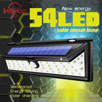 

IngHoo 54 LED Solar Induction Light PIR Motion Sensor Outdoor Waterproof Energy Garden Courtyard Corridor Emergency Safety Light