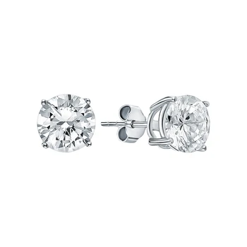 

Silver earrings with cubic zirconium sunlight sample 925