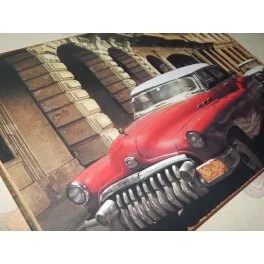 

Poster sheet CUBA Vintage decoration plate for room wall, lounge, bar, garage
