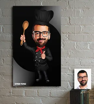 

Personalized Master Chef Cartoon Wooden Table-1