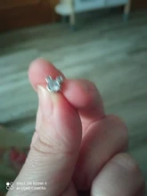 925 de plata esterlina de la joyería de las mujeres de cristal animales de dibujos animados pendientes para niñas de la escuela. Regalo de pendientes de plata y circonita para niña eh1415