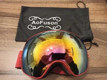 2020 gafas de Snowboard de esquí. Máscara esférica UV400, gafas de esquí para hombres y mujeres, visión grande, gafas de esquí profesional para nieve, gafas de Sci Googles