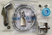 Faucet Hose Tank-Hooked-Holder Shower-Sprayer T-Adapter Bidet Toilet Bathroom Brass Easy-Install