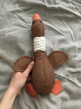 Dog-Toys Puppy Squeak Chew-Cleaning Plush Pet-Resistance Cat Cartoon Cloth Linen 33cm