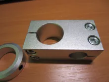 Abrazadera de fijación de Pilar, sujeción de diámetro fijo vertical, eje óptico de aleación de aluminio, bloque cruzado, soporte de fijación de tubería de acero, conector