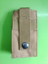 Táctico Molle M5 linterna bolsa CQC individual pistola revista antorcha funda, soporte al aire libre cuchillo de caza linterna y funda bolsa
