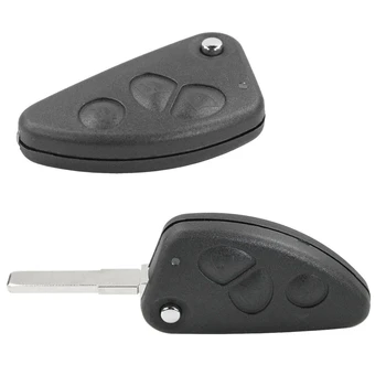 

Remote Key shell 3 buttons with blade SIP22 battery case without Transponder for Alfa Romeo 147 156 166 GT