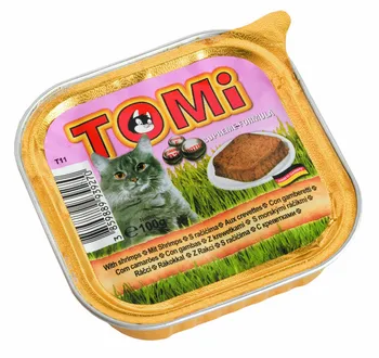

"Tomi" canned food for cats 100g with shrimp 12 PCs.
