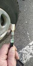 Bomba de aire de latón para coche y camión, válvula de neumático de 8mm, adaptador de conector de abrazadera de Clip