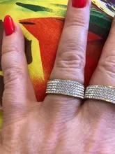 Anillo de acero de estilo Retro Vintage para mujer, joyería de 5 fila de cristales transparentes, anillos de boda de compromiso de acero inoxidable a la moda, gran oferta