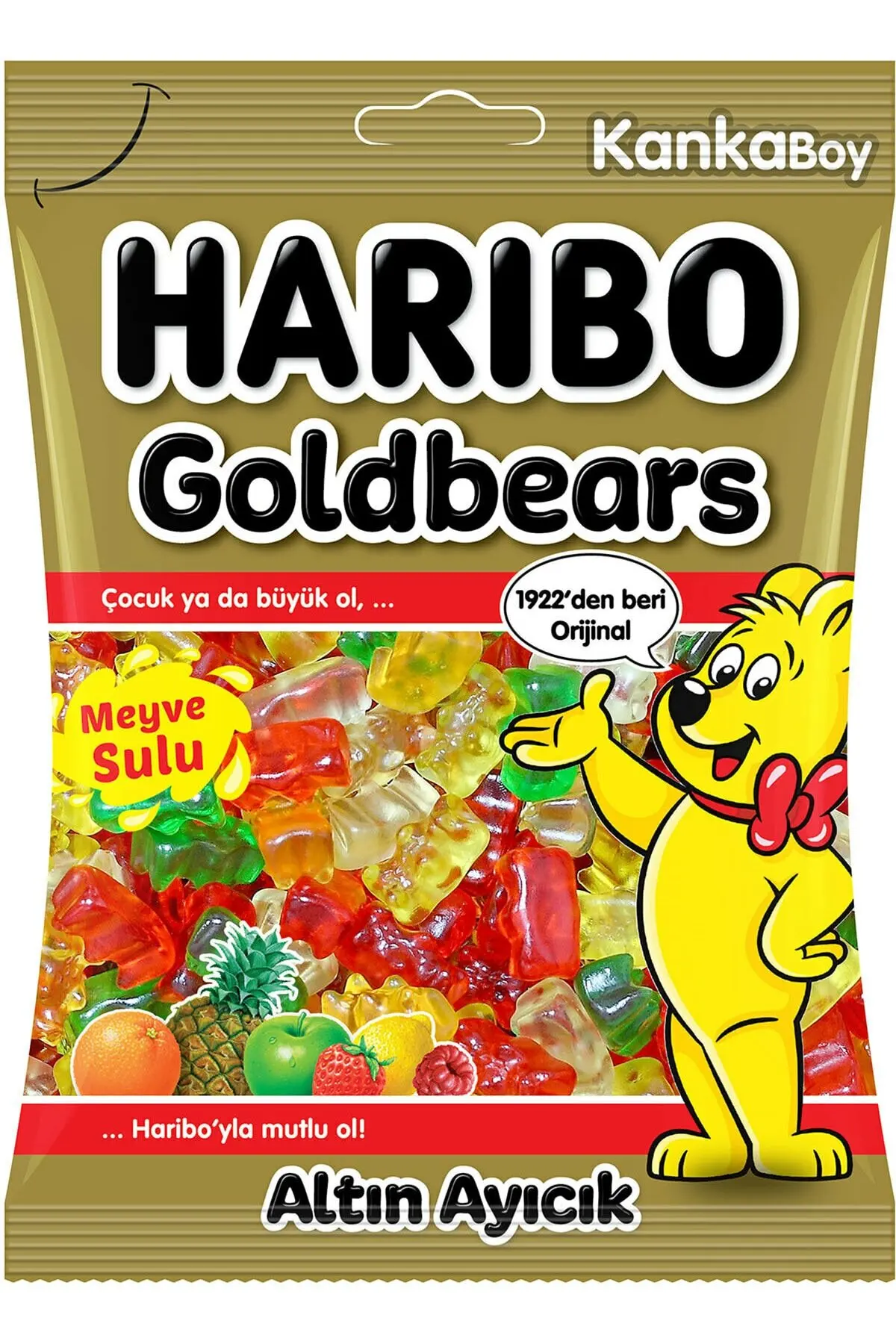 Железная сумка Haribo с золотым медведем 80 г | Дом и сад