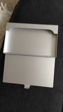 Funda de tarjeta de negocios creativa de acero inoxidable, caja de Metal de aluminio, billetera de identificación de crédito, 1 Uds.