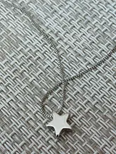 Collares de cuentas anenjary simples de Plata de Ley 925 con suerte para mujer, gargantilla de cadena corta, collares S-N554