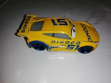 Disney Pixar Cars 3-Rayo McQueen Mater Pision Cup Mater 1:55, juguete de coche de aleación de Metal fundido a presión, regalo de cumpleaños para niños