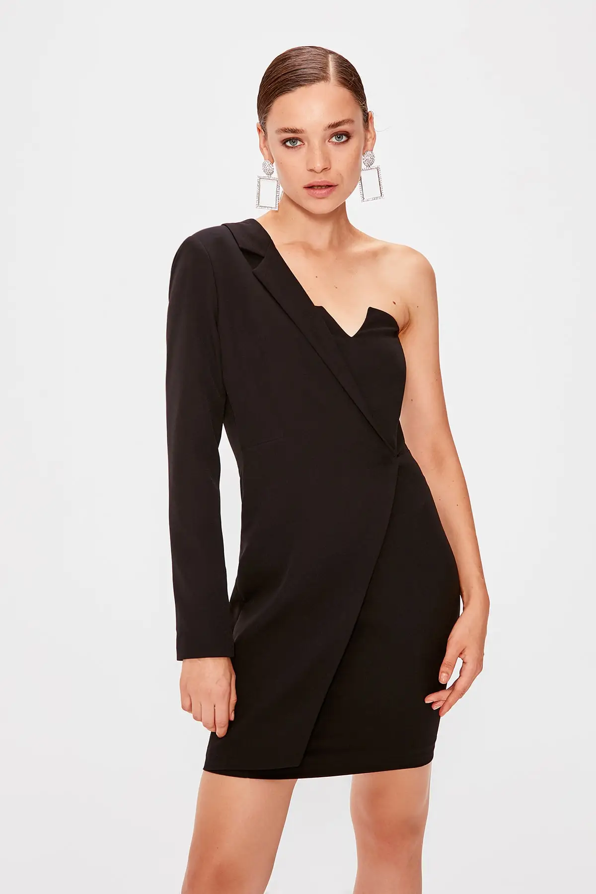 

Trendyol Single Sleeve Jacket Dress TPRAW20EL0645