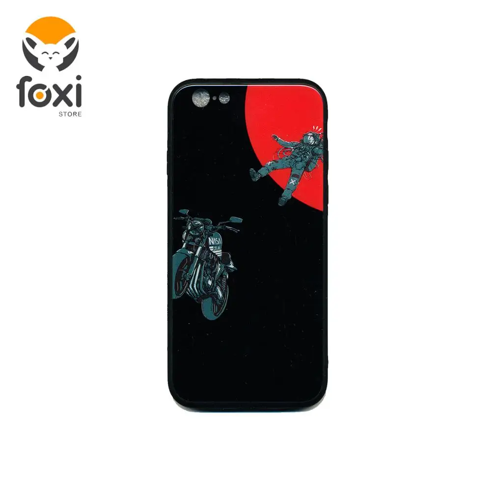 Case tempered glass case for iPhone 6 6s The NASA astronaut beautiful Black fashion | Мобильные телефоны и аксессуары