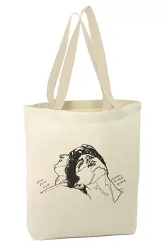 

Women's Canvas Tote Bags Korean Students Shoulder Cotton Cloth Shopping Bag Eco Foldable Shopper Bag Female Handbag for Girls