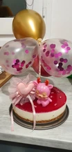 10 Uds. De globos de Metal de 5 pulgadas para tarta, globos de confeti en forma de nube para cumpleaños, Baby Shower, decoración del banquete de boda, suministros para el hogar