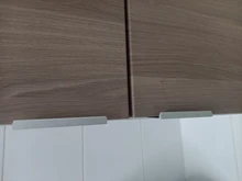 Tiradores pomos de cajones de armario, tiradores ocultos de acero inoxidable, negro, plata, naranja y dorado, muebles para despensa de la cocina