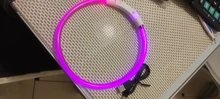Night-Dog-Collars Glowing Flashing Rechargeable LED HILIFE Night-Safety Luminous