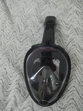 Máscara de esnórquel de cara completa para adulto, máscara de buceo subacuática antiniebla, vista panorámica, para chico