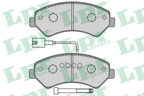 Колодки Тормозные Citroen Jumper/Fiat Ducato/Peugeot Boxer R16" 06- Передние Lpr 05p1288 Lpr арт. 05P1288