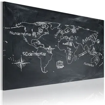 

Picture-lesson in geography (German language)-60x40 cm