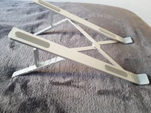 GOOJODOQ-Soporte para ordenador portátil, soporte de aleación de aluminio plegable, para Notebook, MacBook Pro y tableta