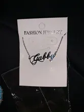 Sipuris, Collar personalizado con nombre, collares de acero inoxidable de Color acero para mujer, joyería personalizada para hombre, regalo de novia