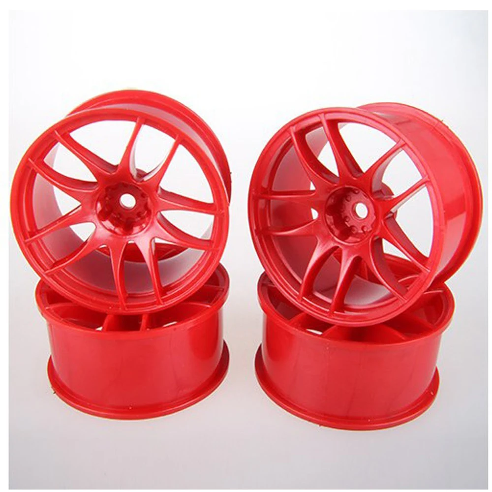 Speedline. Set 4 Cerchi Rossi 2.2 Per Auto Rc 1/10 (Speedline 025 R1). Cerchi Rc 1/10. Cerchi 1/10