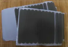 Tira de Protección de espuma de microfibra, almohadillas antiniebla para puente nasal, cojín para máscara bucal, materiales de protección, 100 Uds.