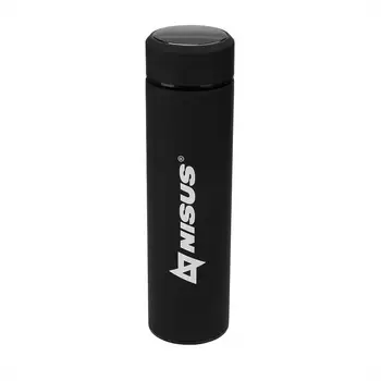 

Thermos N. tm-049-b 450ml with thermal sensor black Nisus