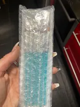 6 unids/set uñas cabello nailon cepillo azul de diamantes de imitación con Kolinsky acrílico cepillo pluma pincel de uñas de Gel, constructor de puntillo herramientas de dibujo