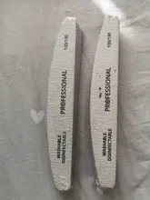 5 unids/lote de archivo 100/180 tope de lijado de manicura pedicura pulido polaco PP o de madera profesional archivos herramienta Grey barco