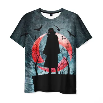 

Men's T-shirt 3D Itachi Uchiha (mangekyou Sharingan)