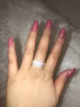 2020 Luxury Brand Jewelry White Color Inlay Cubic Zirconia Unique Shaped Ring for 