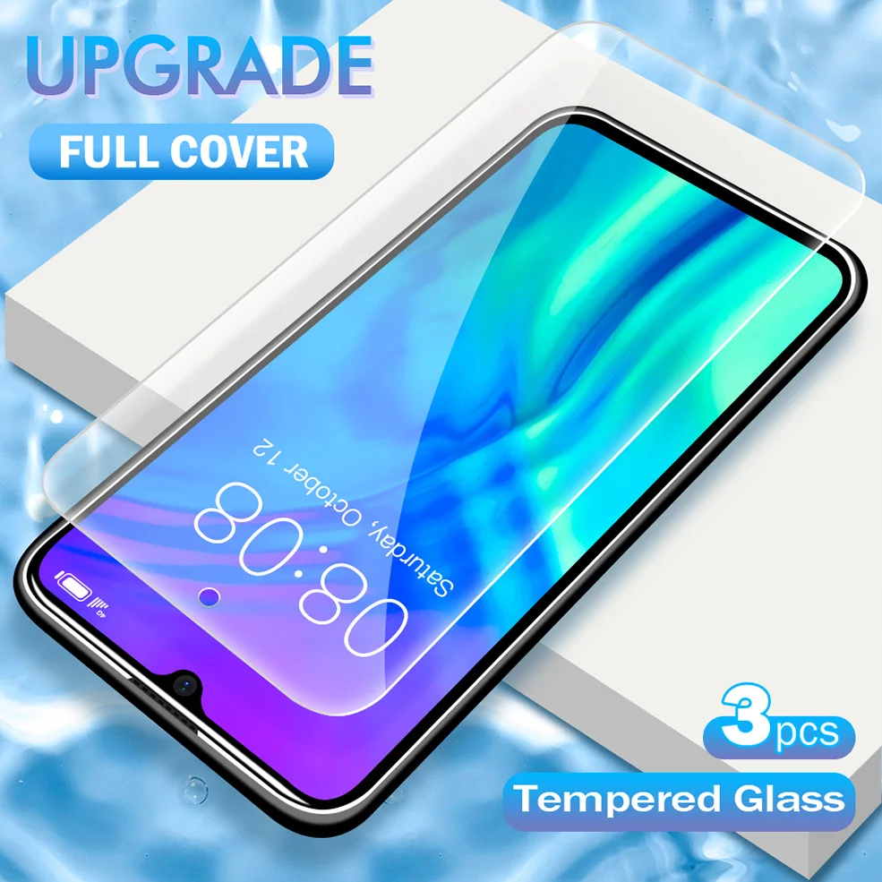 Закаленное стекло с полным покрытием для Huawei honor 20 Lite 9X 20i Защитное экрана Honor 10 8X 8C