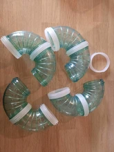 Hamster-Accessories Pet-Toys Tunnel-Fittings Acrylic Cage Transparent Cheap Small 1pcs