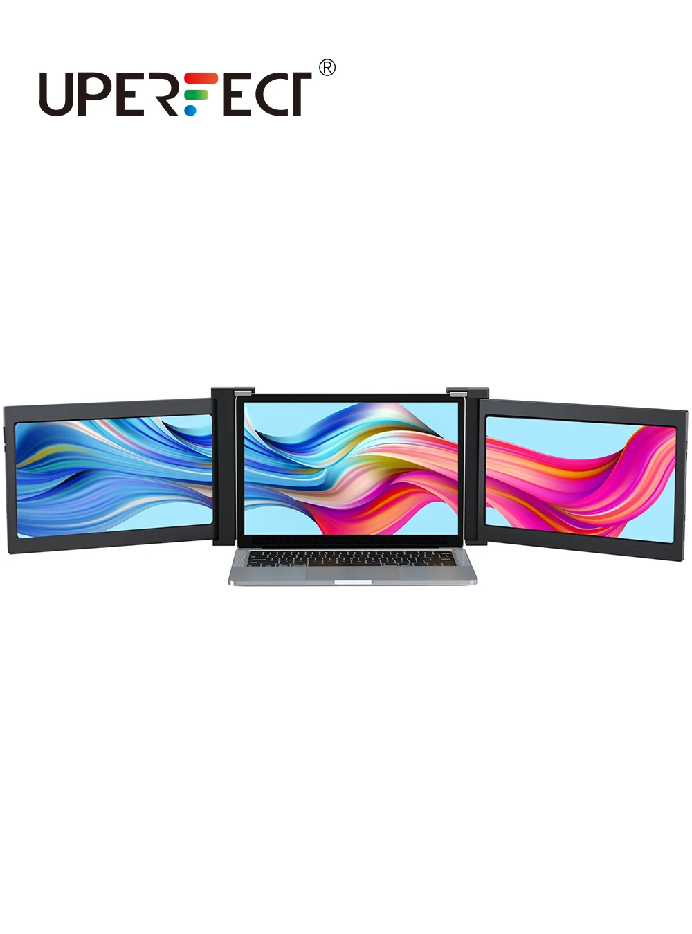 UPERFECT-Monitor portátil para ordenador portátil, extensor de pantalla de  Triple Monitor FHD de 14,0 pulgadas, USB tipo C, para Switch Win Mac -  AliExpress