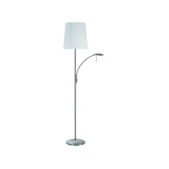 

FLOOR LAMP VITA LD 2XE27 + LED 6.5W MATTE CHROME