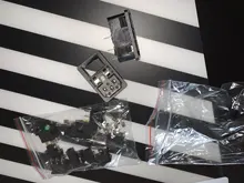 Enchufe de toma de corriente con interruptor basculante, 1 Uds., 10A, 250VAC, 3 pines, iec320, C14