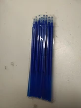 20 piezas bolígrafo borrable recargable 0,35mm azul/negro tinta magia bolígrafo borrable recargable estudiantes de escritura de regalo de pluma artículos de papelería para estudiantes