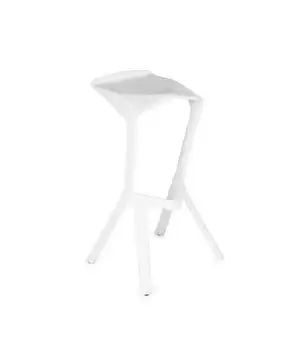 

Pack of 4 Stools modern white model One