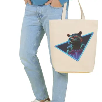 

Angemiel Bag Large Rocket Raccoon Shopping Beach Tote Bag